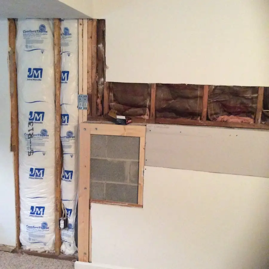 Wall insulation replacement during Structural Drying in Aberdeen
